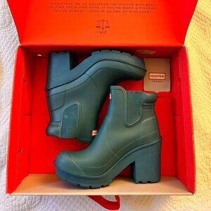 Hunter heeled rain boots